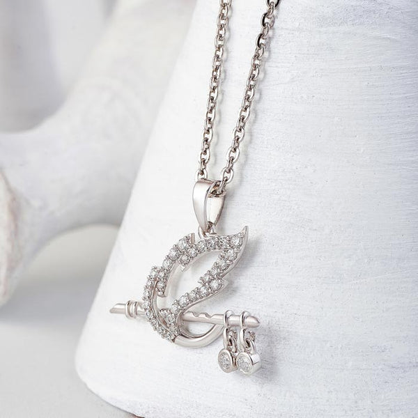 Shree Krishna Bansuri Pendant Necklace – Spiritual Jewelry Gift for Daughter from Dad & Mom