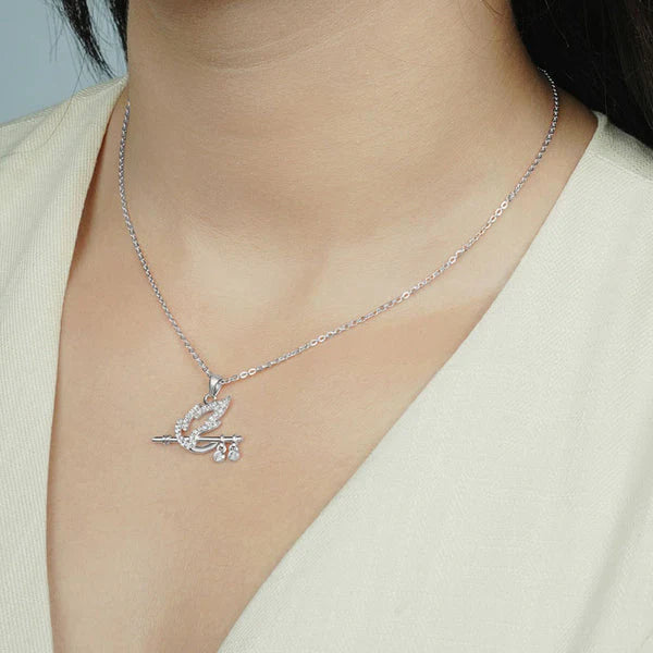 Shree Krishna Bansuri Pendant Necklace – Spiritual Jewelry Gift for Daughter from Dad & Mom