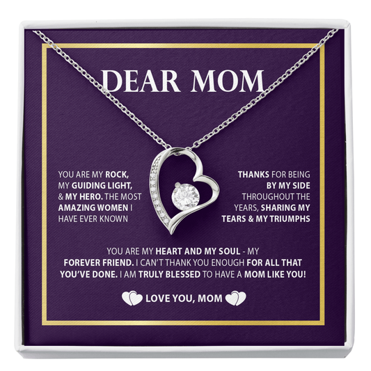Forever Love Gratitude Necklace: A Tribute to Mom