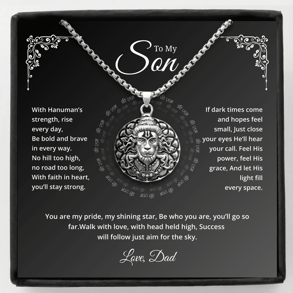 To My Son – A Father’s Love & Hanumanji’s Shield