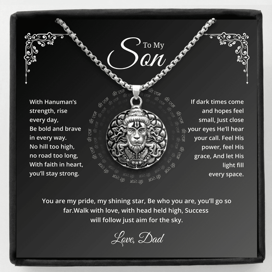 To My Son – A Father’s Love & Hanumanji’s Shield