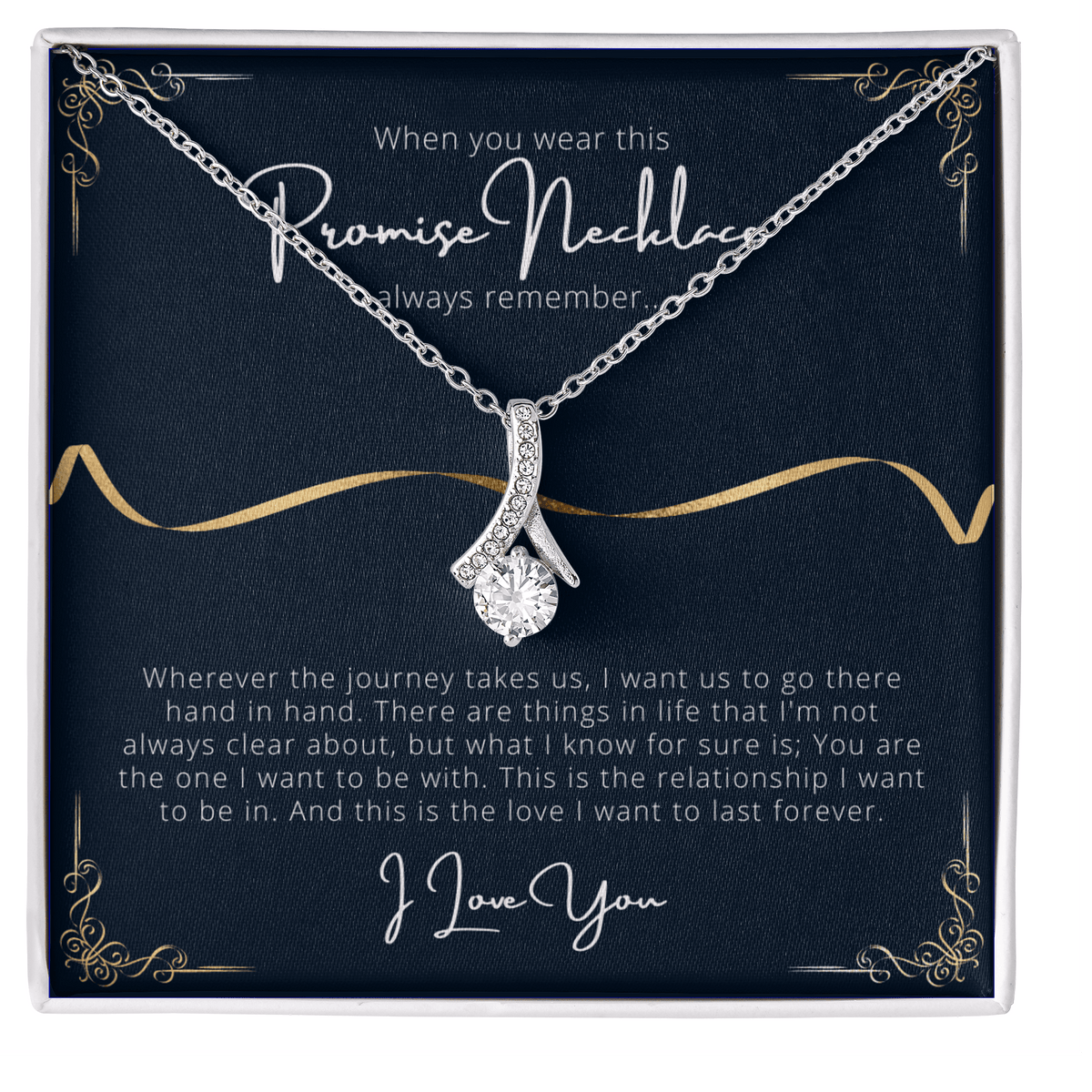 Promise Necklace - Alluring Beauty Pendant Necklace Gift Set