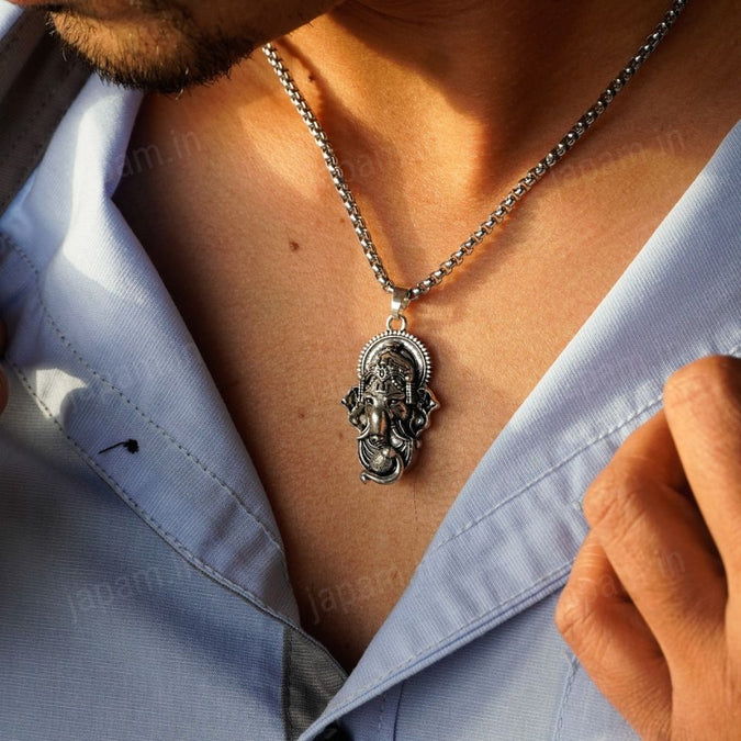 To My Son - Bappa's Blessings Necklace Gift - Marathi