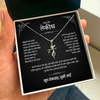 To My Beloved Daughter - Krishna Blessing Necklace - Marathi