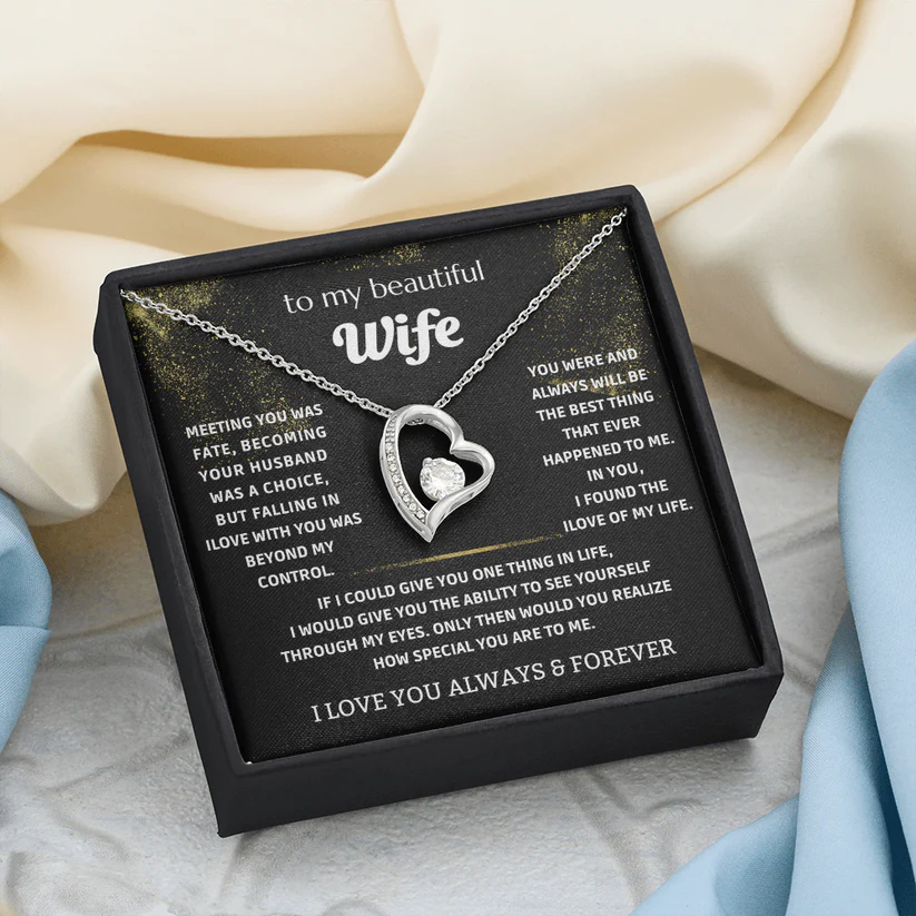 To My Wife - My Endless Love Necklace Gift