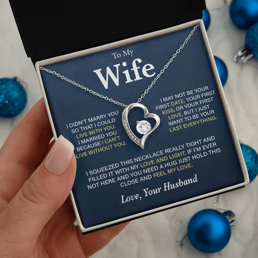 Luxurious Gift For Wife - Forever Love Necklace